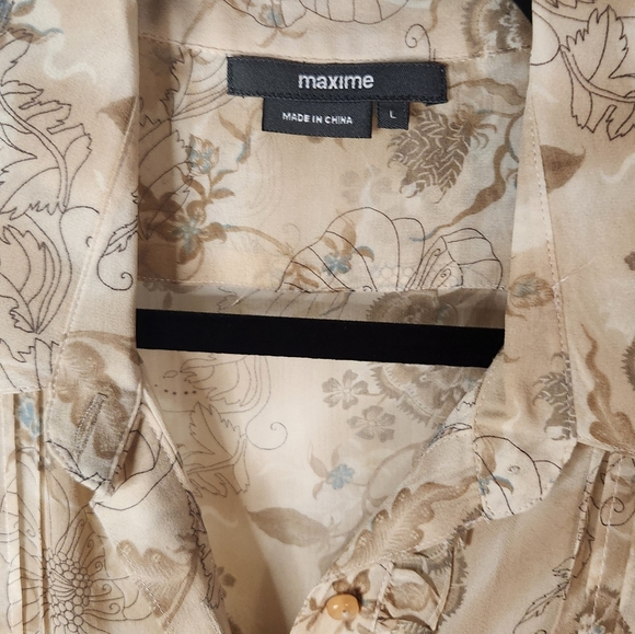 100% Silk Floral Dress - Picture 3 of 9